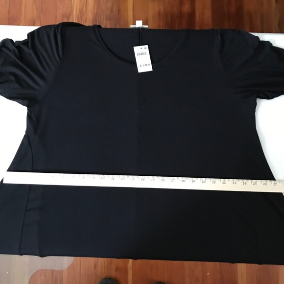 STYLE & CO Fit & Flare Midi Dress Scoop Neck Black Swing Women’s Plus Size 2X - Picture 13 of 16